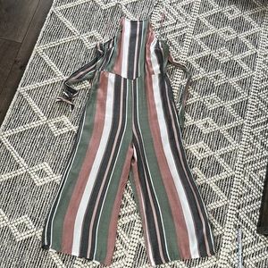 All In Favor - stripped jump suit super soft and light/size: M